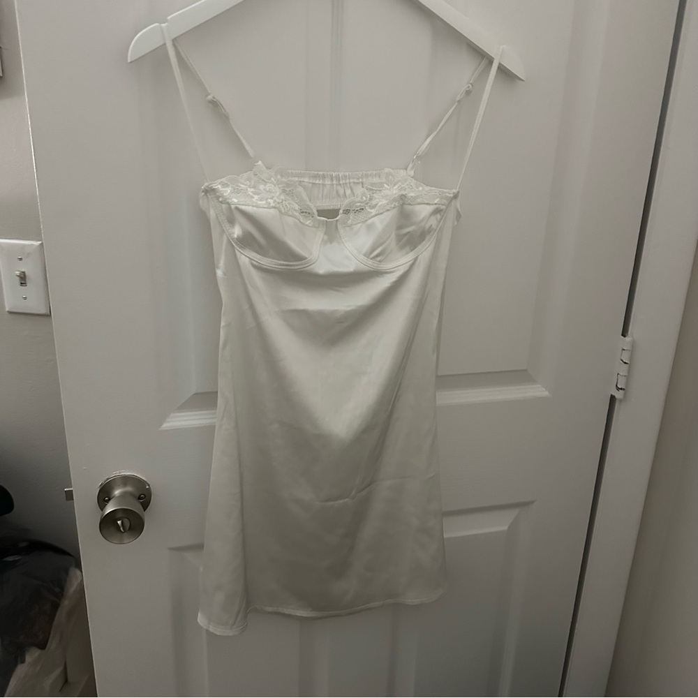 White Slip Dress